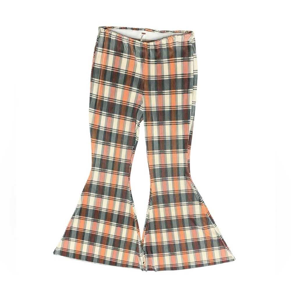 Free people Bethany pleated flare pants size L - Picture 4 of 7